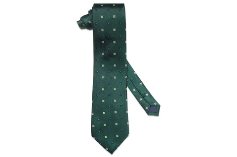 Aylesbury Green Silk Tie