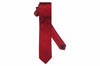 Bexhill Maroon Silk Skinny Tie