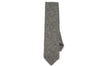 Black White Intersect Wool Skinny Tie