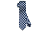 Blue Fade Silk Skinny Tie