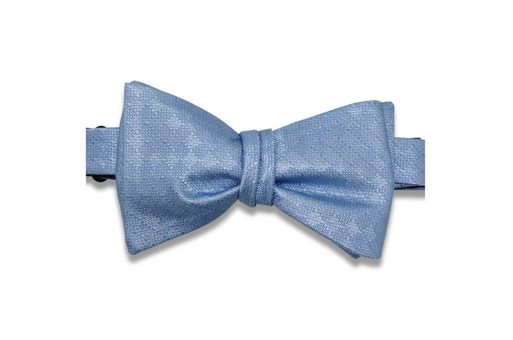 Groove Blue Silk Bow Tie (Self-Tie)