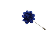 Blue Petal Lapel Flower