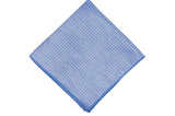 Blue Purple Linen Pocket Square