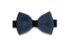 Blue Scales Knitted Bow Tie (pre-tied)