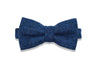 BLUE BERRY CLUES WOOL BOW TIE  (pre-tied)