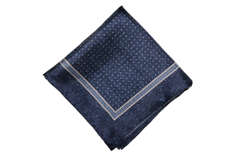 Blue Faze Silk Pocket Square