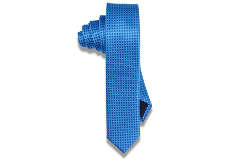 Bubble Guppy Blue Skinny Tie