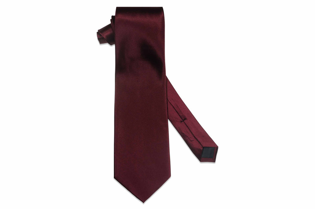 Burgundy Class Silk Tie