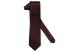 Burgundy Blocks Silk Tie