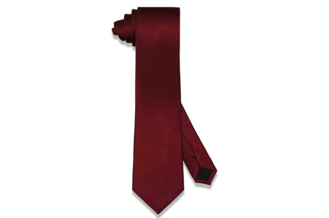 Burgundy Texture Silk Tie