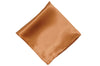 Caramel Brown Silk Pocket Square