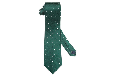 Carlton Green Silk Tie