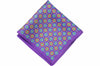 Chelmsford Purple Silk Pocket Square