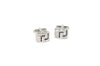 Clear Black Lines Cufflinks