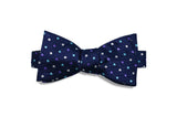 Coloured Dots Silk Bow Tie (self-tie)