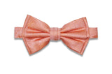 Coral Fade Flowers Silk Bow Tie (Pre-Tied)