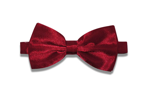 Crimson Red Bow Tie (pre-tied)