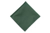 Dark Green Woven Silk Pocket Square