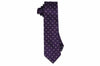 Dark Purple Baby Paisley Silk Tie