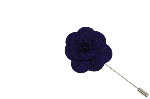 Dark Purple Lapel Flower