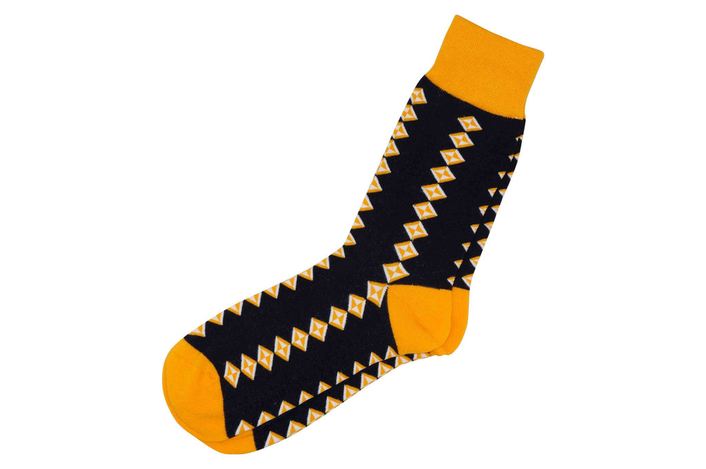 Diamond Yellow Socks