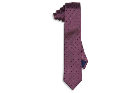 Dizzy Dots Silk Skinny Tie