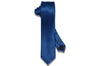 Double Blue Silk Skinny Tie