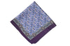 Dunstable Purple Silk Pocket Square