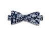 Evening Flowers Cotton Bow Tie (pre-tied)