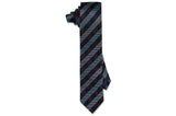 Fade Stripes Silk Skinny Tie