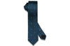 Field Blue Flowers Silk Skinny Tie