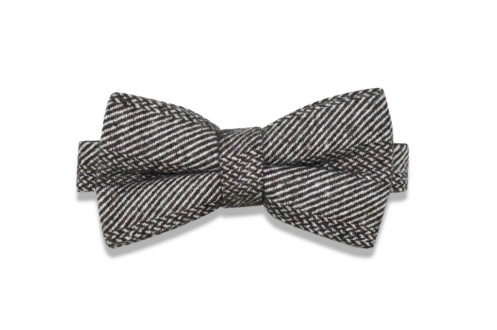 FISH SCALE WOOL BOW TIE (pre-tied)