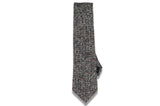 Grey Stars Wool Skinny Tie