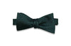 Green Navy Rain Silk Bow Tie (Self-Tie)