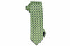 Green Squared Circles Silk Tie