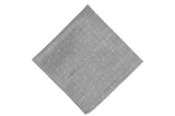 Grey Dotted Linen Pocket Square