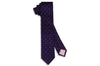 Hair Purple Silk Skinny Tie