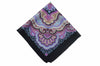 Hampton Purple Wool Pocket Square