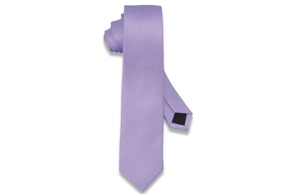 Heather Purple Skinny Tie