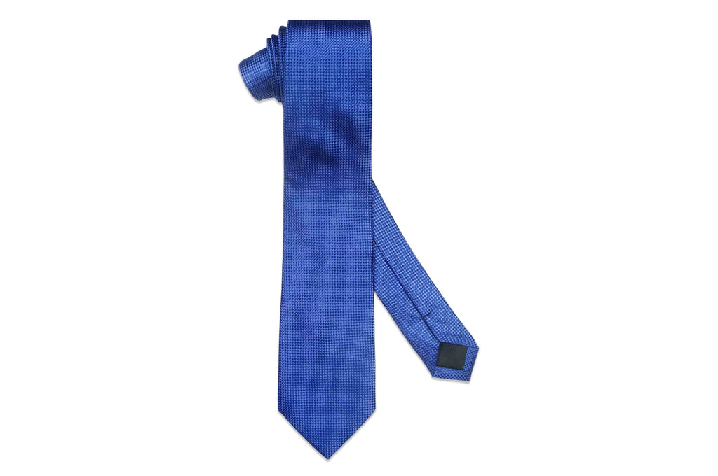 Heron Blue Silk Skinny Tie