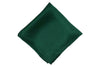 Hunter Green Silk Pocket Square