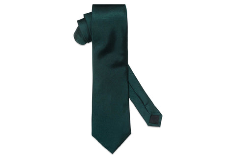 Hunter Green Silk Tie