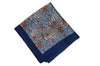 Huntington Blue Silk Pocket Square