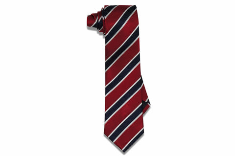 Jackson Red Stripes Silk Tie