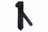 Jedi Black Silk Skinny Tie