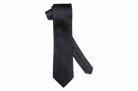 Jedi Black Silk Tie