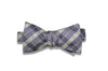 Lazy Purple Silk Bow Tie (self-tie)