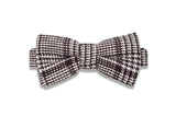 MARSHMELLOW SMORE WOOL BOW TIE (pre-tied)