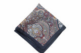 Meldon Black Silk Pocket Square