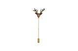 Deer Head Lapel Pin